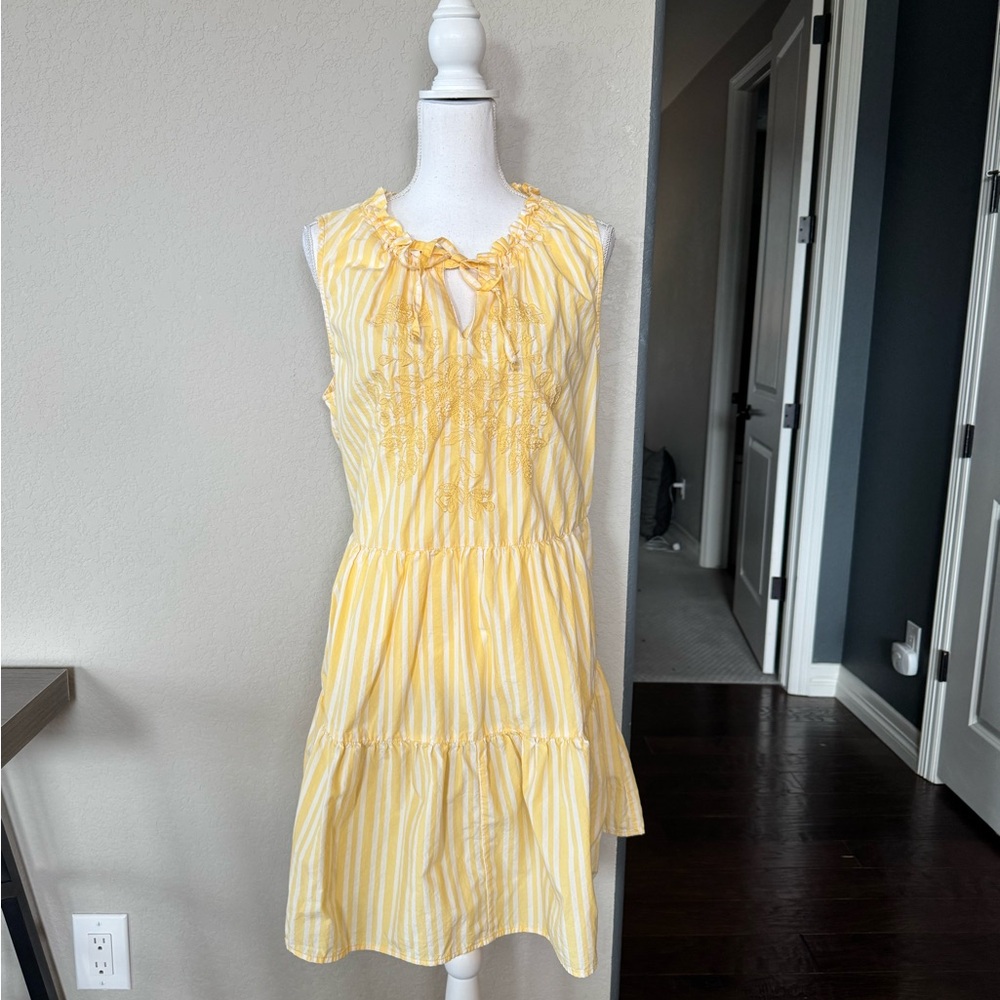 St. John's Bay Yellow Sun Dress
